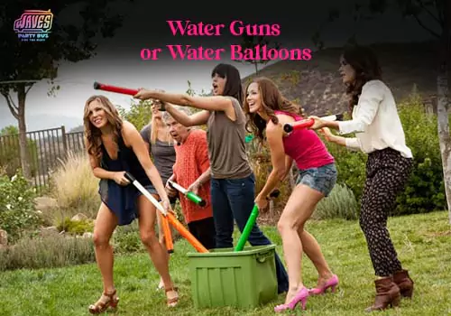Water Guns or Water Balloons image